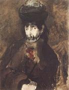 Edouard Manet Jeune femme voilee (mk40) oil on canvas